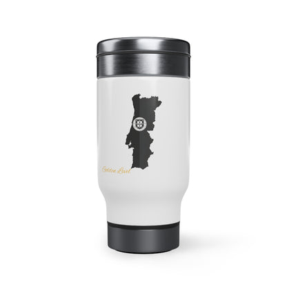 Stainless Steel Travel Mug with Handle (Portugal)