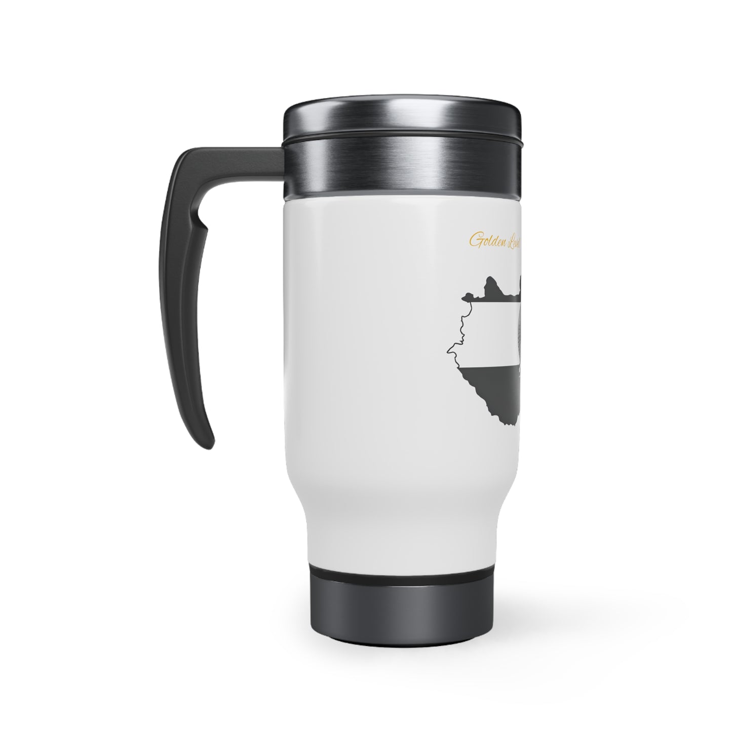 Stainless Steel Travel Mug with Handle (Hungary)