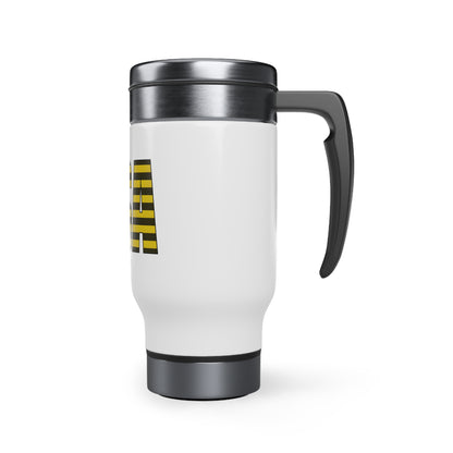 Stainless Steel Travel Mug with Handle, 14oz (USA)