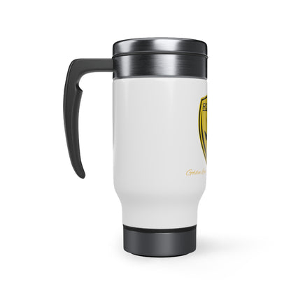 Stainless Steel Travel Mug with Handle, 14oz (Bossion)