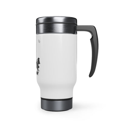 Stainless Steel Travel Mug with Handle, 14oz(Denmark)