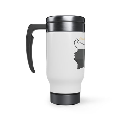 Stainless Steel Travel Mug with Handle (Bulgaria)