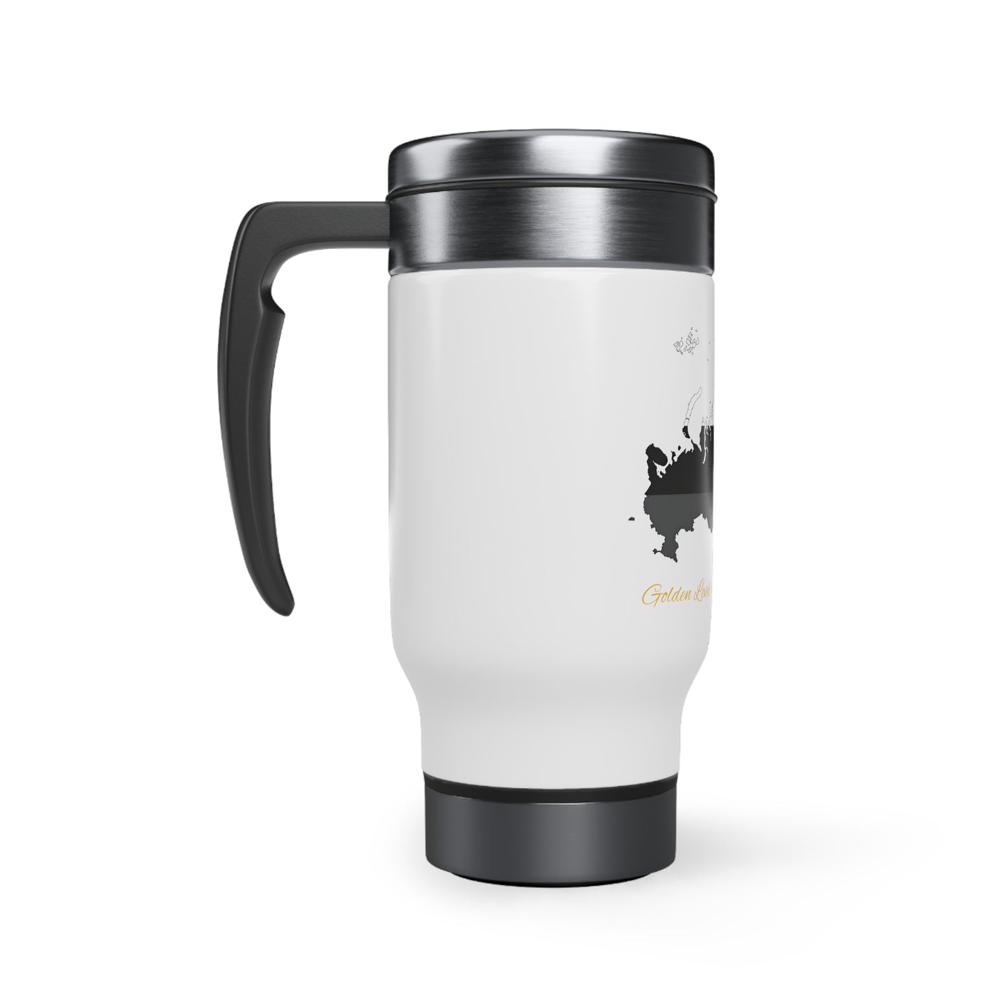 Stainless Steel Travel Mug with Handle (Russia)