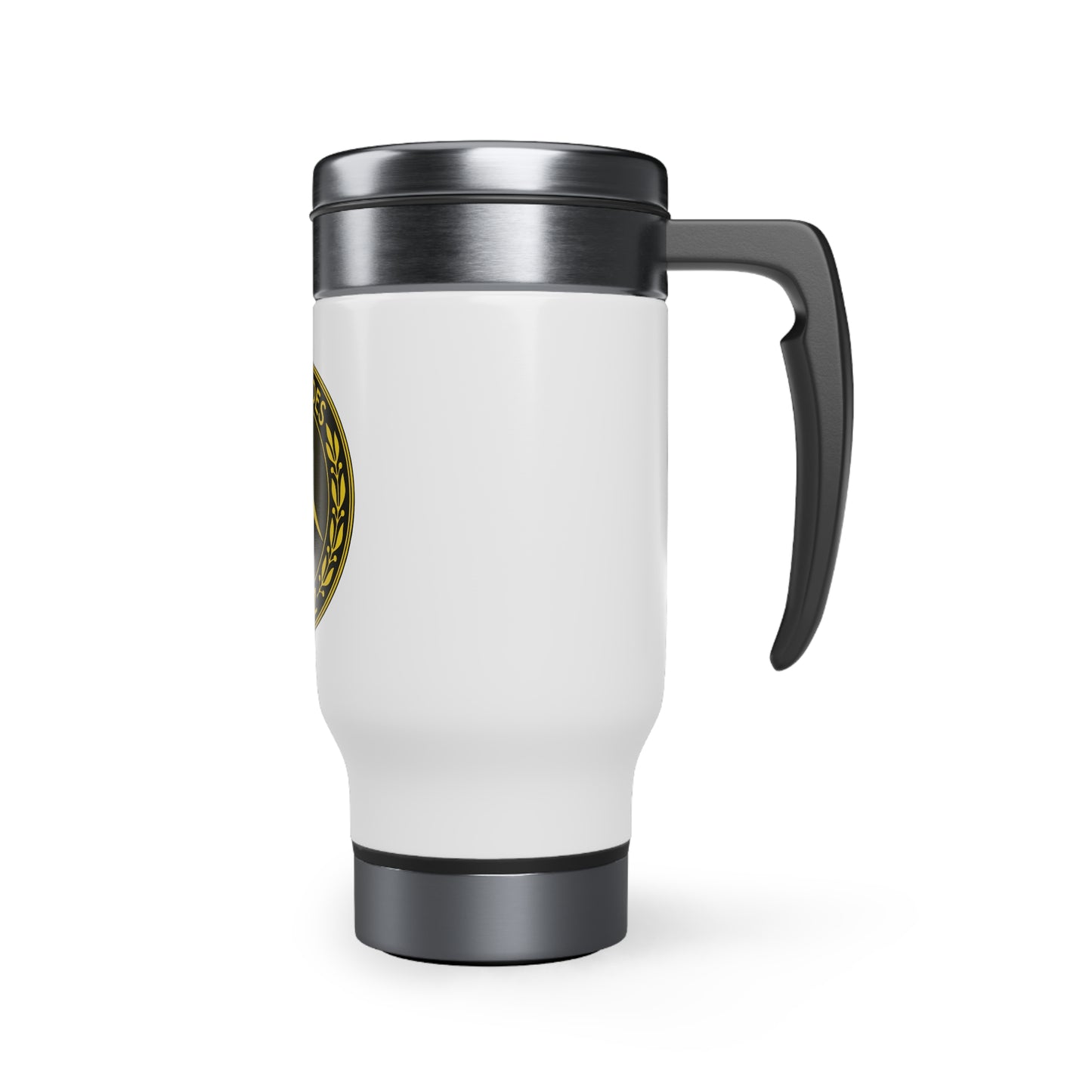 Stainless Steel Travel Mug with Handle, 14oz (mercedes)