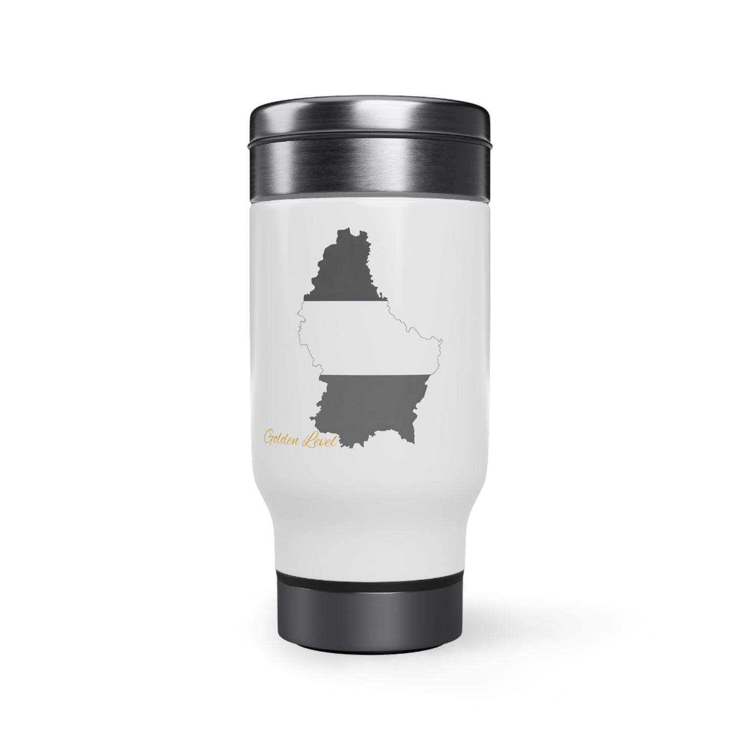 Stainless Steel Travel Mug with Handle, 14oz (Lexenburg)