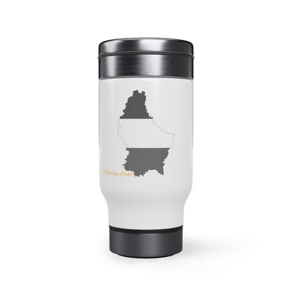 Stainless Steel Travel Mug with Handle, 14oz (Lexenburg)