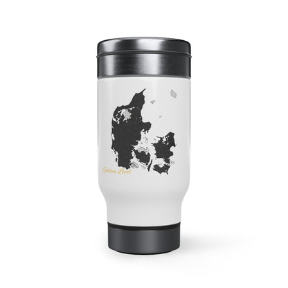 Stainless Steel Travel Mug with Handle, 14oz(Denmark)