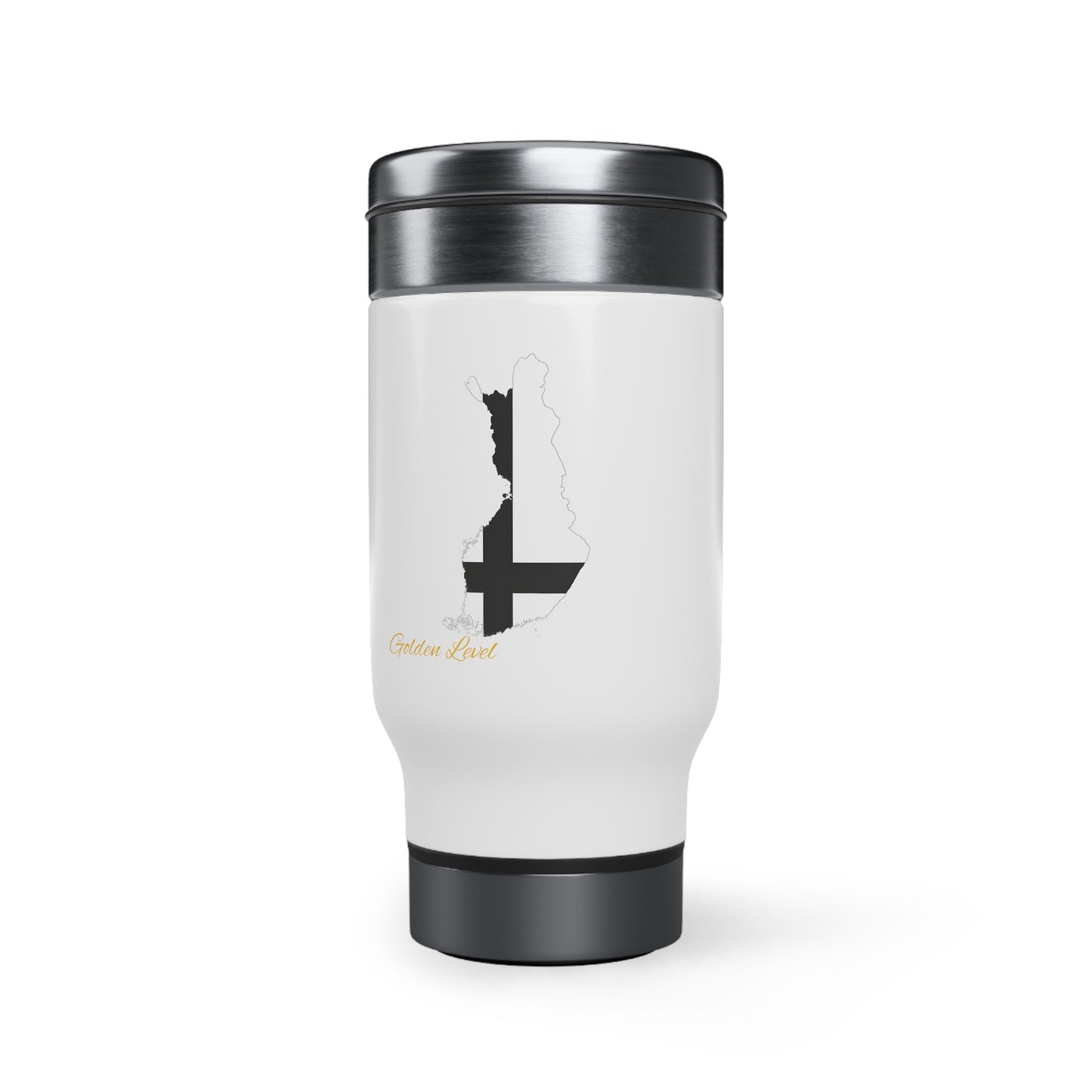 Stainless Steel Travel Mug with Handle (Finland)