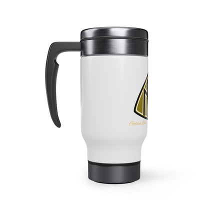 Stainless Steel Travel Mug with Handle, 14oz (mercedes)