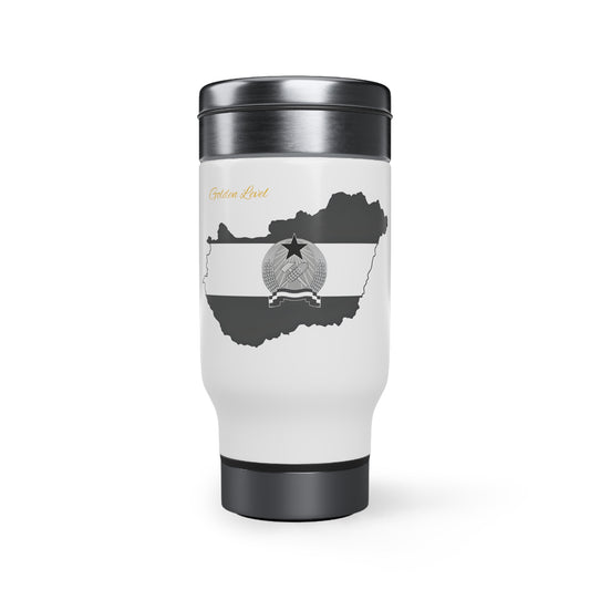 Stainless Steel Travel Mug with Handle (Hungary)