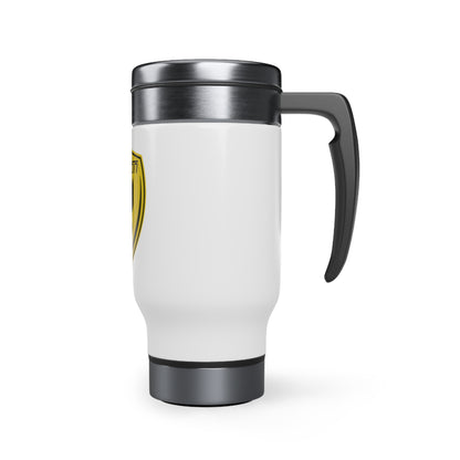 Stainless Steel Travel Mug with Handle, 14oz (Bossion)