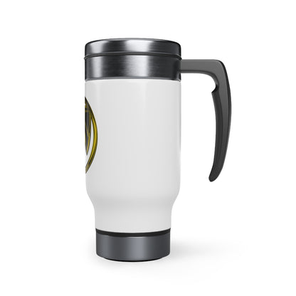 Stainless Steel Travel Mug with Handle, 14oz (Buick)