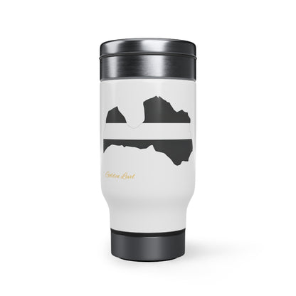 Stainless Steel Travel Mug with Handle (Latvia)