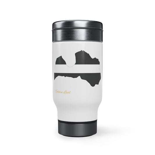 Stainless Steel Travel Mug with Handle (Latvia)