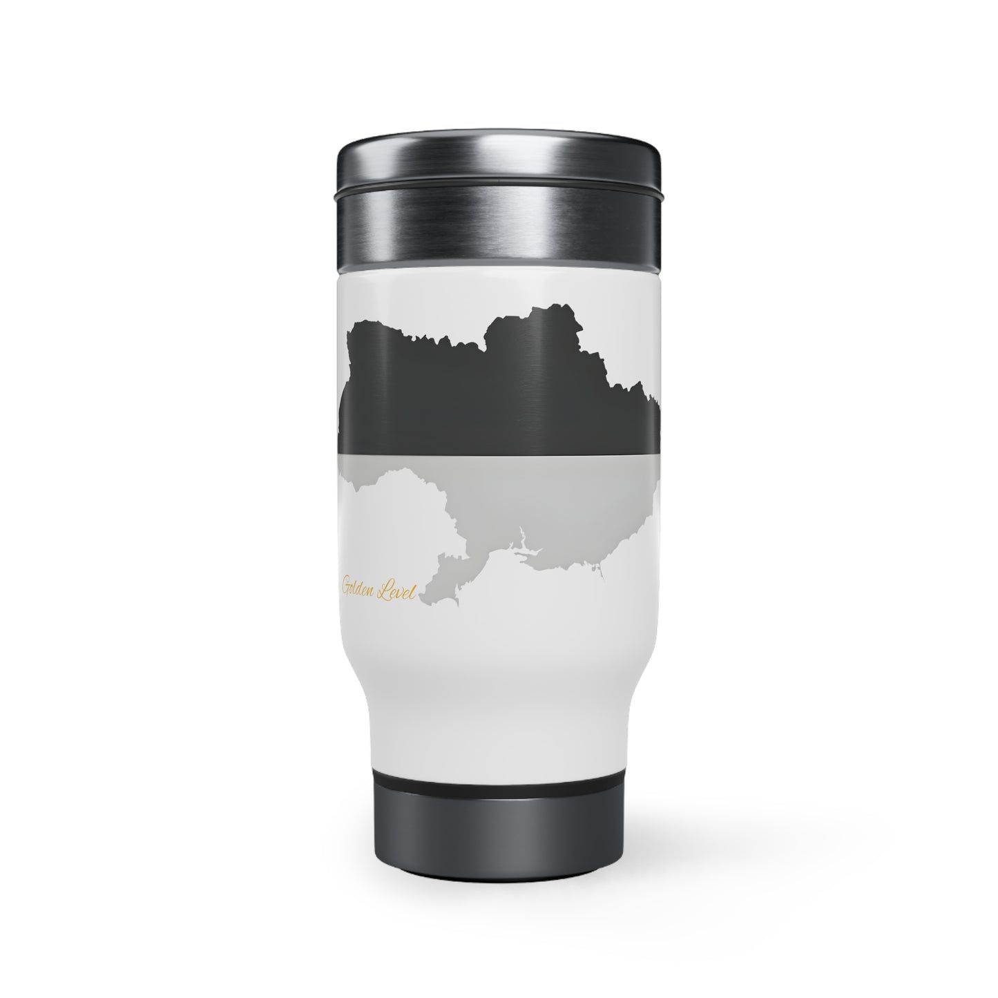 Stainless Steel Travel Mug with Handle, 14oz(Ukraine)