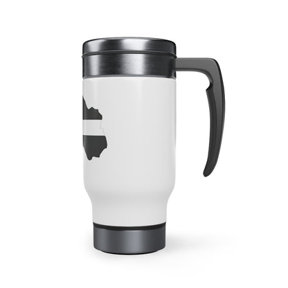 Stainless Steel Travel Mug with Handle (Latvia)