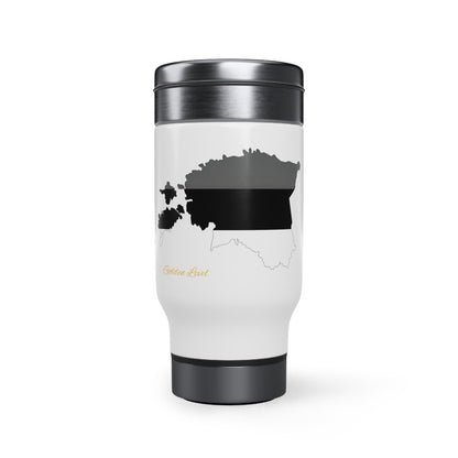 Stainless Steel Travel Mug with Handle (Estonia)