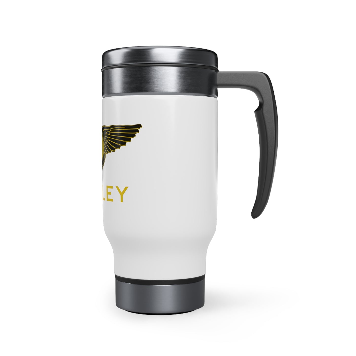 Stainless Steel Travel Mug with Handle, 14oz (Bentley)