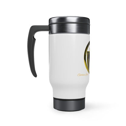 Stainless Steel Travel Mug with Handle, 14oz (Buick)