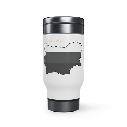 Stainless Steel Travel Mug with Handle (Bulgaria)