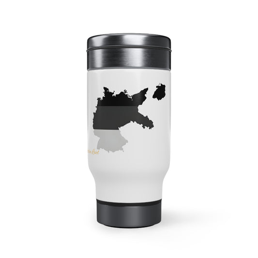 Stainless Steel Travel Mug with Handle, 14oz (Germany)