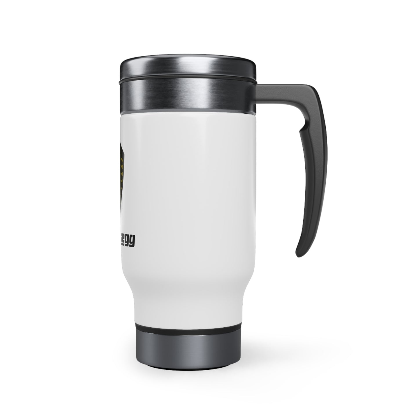 Stainless Steel Travel Mug with Handle, 14oz (Koenigsegg)