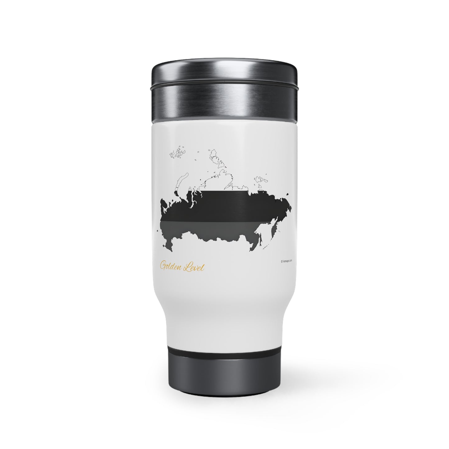 Stainless Steel Travel Mug with Handle (Russia)